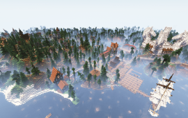 Minecraft location Spawn and Trading Area