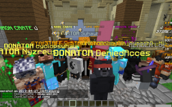 Screenshot of Minecraft server BlazeVortex