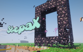 Minecraft building Griefed Vulcanian community base