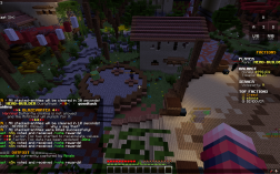Screenshot of Minecraft server BlazeVortex