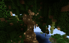 Minecraft building Parkour Tree