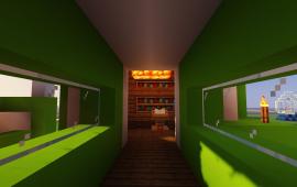 Minecraft building Statue and house by perc1million