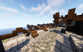 Minecraft building Thermal Fortress