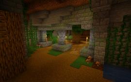 Minecraft location Forest Temple Dungeon