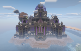 Minecraft building Pxla's griefed base