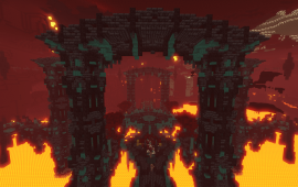 Minecraft building Survival Nether Spawn