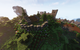 Minecraft building Босс кладбищенская баба