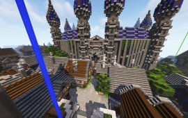 Minecraft building Главная крепость спавна