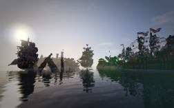 Screenshot of Minecraft server Desolate Lands