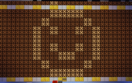 Minecraft building Public 16x8 drawing monitor