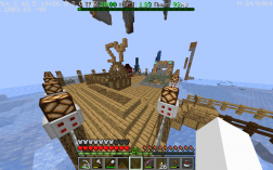 Screenshot of Minecraft server YZ project