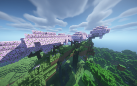Minecraft location Sakura Paradise Island