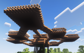 Minecraft building Tree House