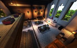 Minecraft building Minetown Kangaroo Court