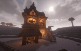 Minecraft location Поселение на грибном острове