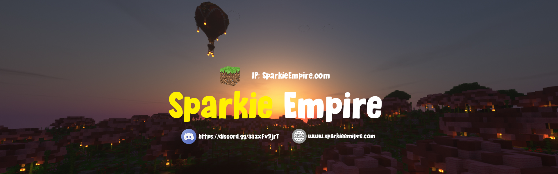 Background of Minecraft server SparkieEmpire
