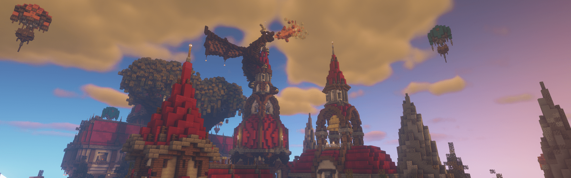 Background of Minecraft server Smash Wizards