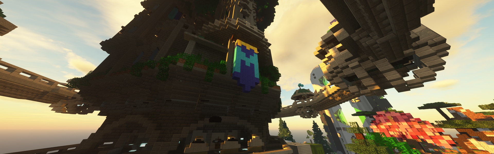 Background of Minecraft server Minetown