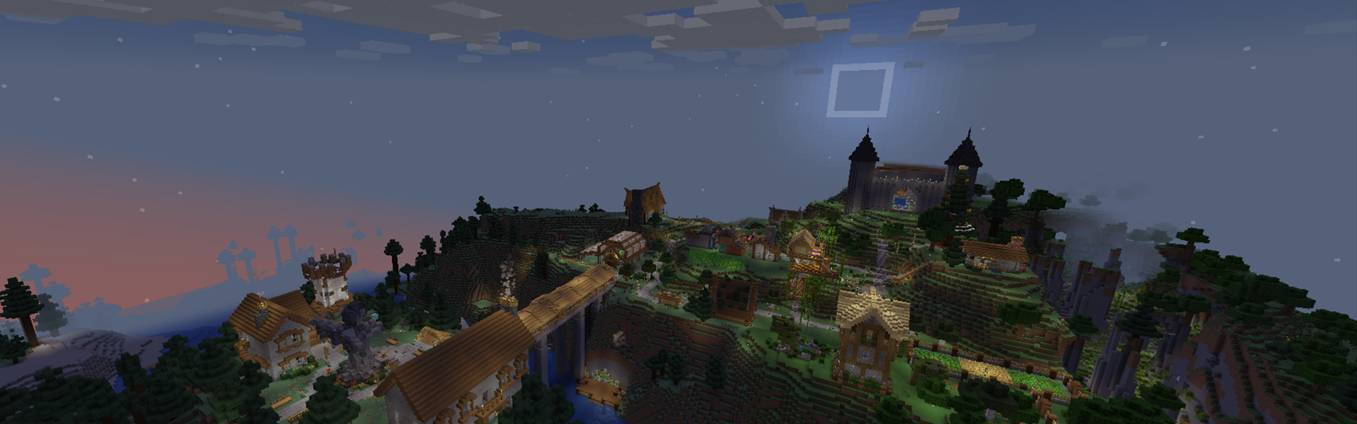Background of Minecraft server #MoonLight