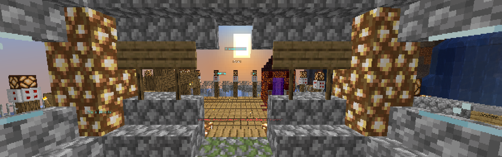 Background of Minecraft server YZ project