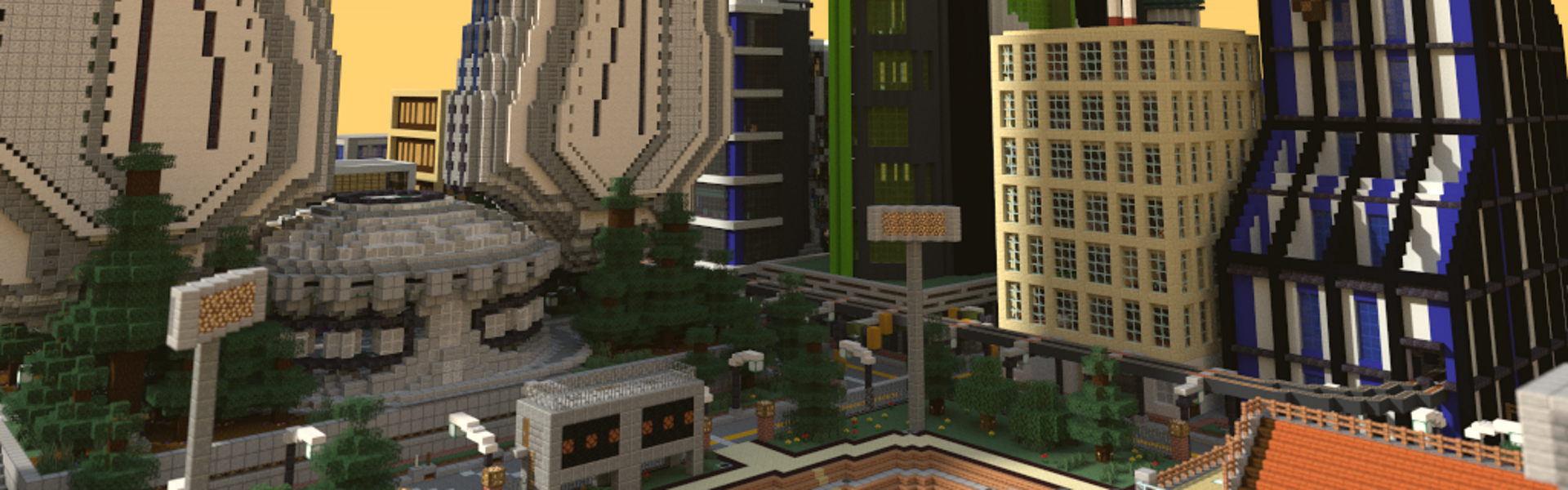 Background of Minecraft server Minetown