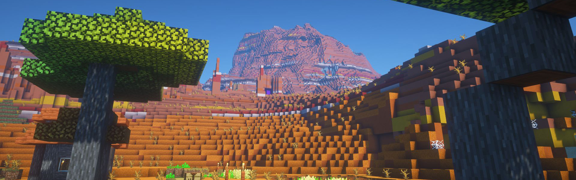 Background of Minecraft server Valentine Anarchy