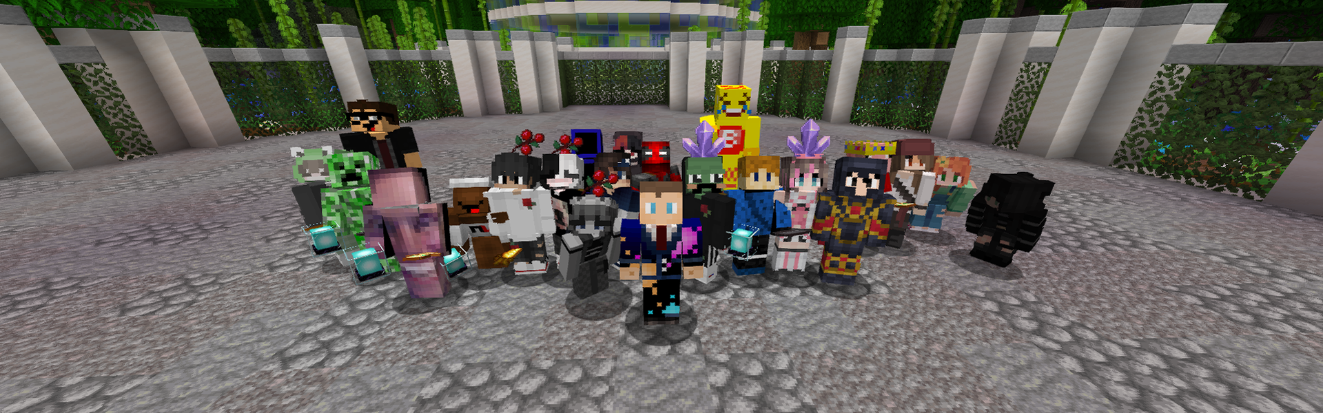 Background of Minecraft server Palterra