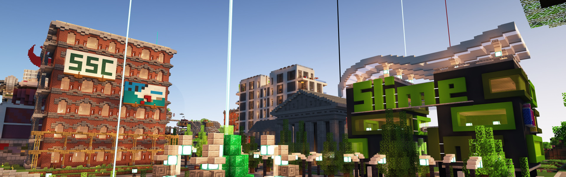 Background of Minecraft server Minetown